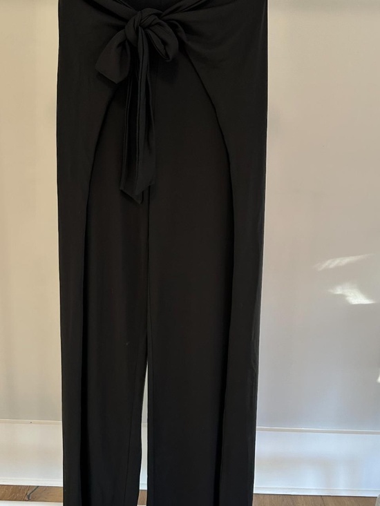 Halston Ambrose Jersey Tie Pants - Picture 1 of 4